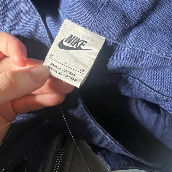 Nike Cargo Double Knee Panel Navy Carpenter Pants 28 - Picture 3 of 6